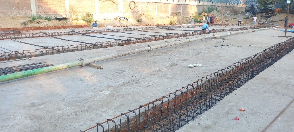 Excavation and Rebar Work